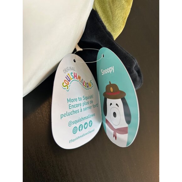 Peanuts Squishmallows Snoopy & Woodstock Plush Set 12" Collectible Plush Set - Picture 9 of 16